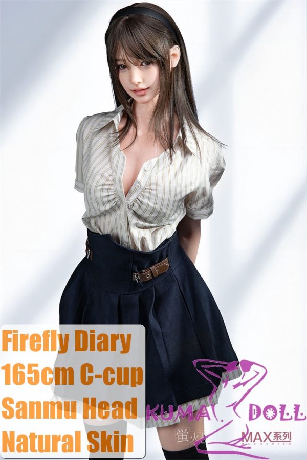 Firefly Diary 165cm C-cup Sanmu Full Silicone Sex Doll With Body Make-up in JK Uniform