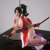 OTAKU Mai Shiranui Head 65cm Mega Breasts PVC Head+ Silicone Body from Fatal Fury