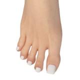 Real Lady Full Silicone Sex Doll 168cm G-cup Silky Cream Skin R4 head in White Lingerie