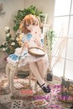 MW Girl Anime Sex Doll 115cm #013 Silicone Head – Cute Wonderland Blue Dress