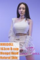 MMXDOLL 163cm D-cup Mengxi Head Full Silicone Sex Doll Sport Skirt Outfit