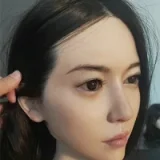 MMXDOLL 165cm F-cup Mengfei Head Full Silicone Sex Doll Realistic Makeup in Pink Sequin Dress