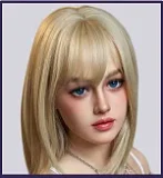 MMXDOLL 165cm F-cup Mengfei Head Full Silicone Sex Doll Realistic Makeup in Pink Sequin Dress