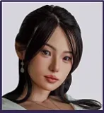 MMXDOLL 165cm F-cup Mengfei Head Full Silicone Sex Doll Realistic Makeup in Pink Sequin Dress