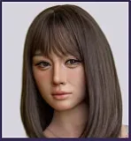 MMXDOLL 165cm F-cup Mengfei Head Full Silicone Sex Doll Realistic Makeup in Pink Sequin Dress