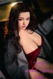 YFDOLL 156cm I-cup Xiaowei Head Real Skin Texture Full Silicion Sex Doll Red Velvet Bodysuit