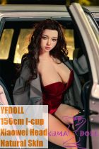YFDOLL 156cm I-cup Xiaowei Head Real Skin Texture Full Silicion Sex Doll Red Velvet Bodysuit