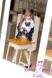 YFDOLL 156cm I-cup Shuangjiang Head Real Skin Texture Full Silicion Sex Doll School Uniform