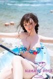 YFDOLL 163cm E-cup Qianyang Head Full Silicion Sex Doll Blue Bikini