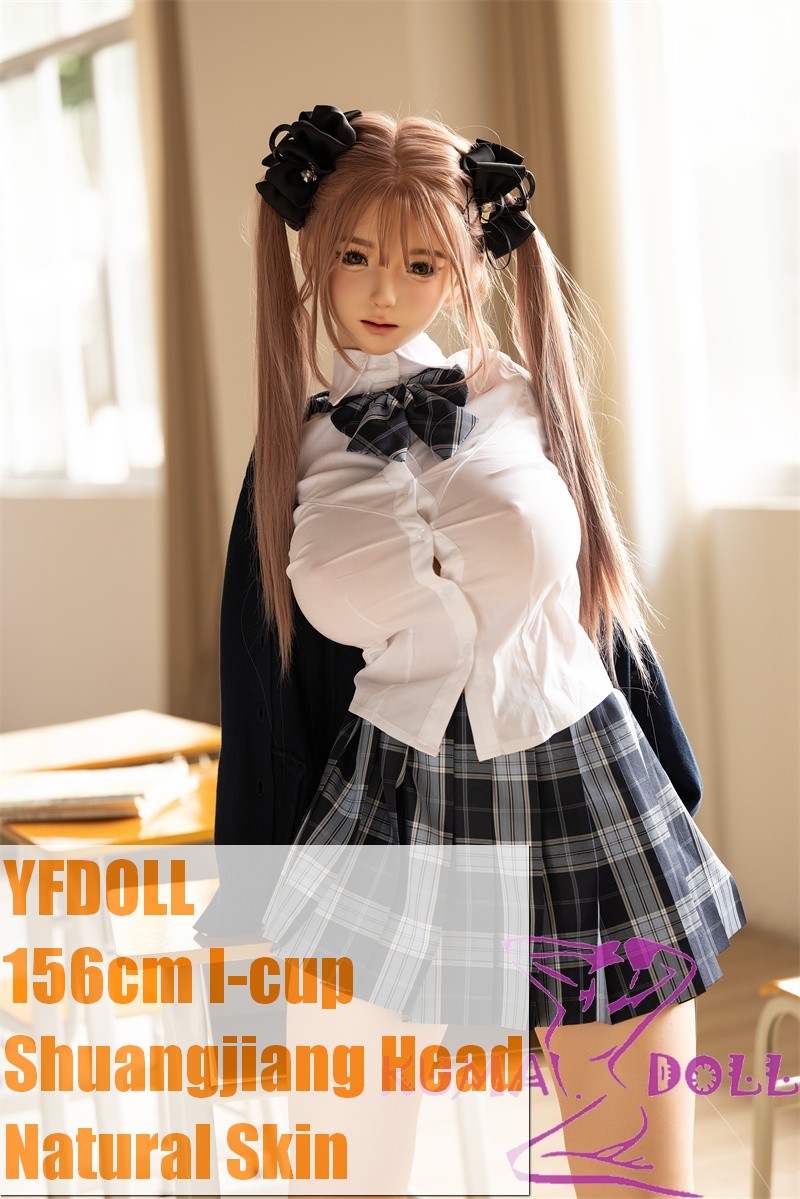 YFDOLL 156cm I-cup Shuangjiang Head Real Skin Texture Full Silicion Sex Doll School Uniform