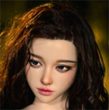 YFDOLL 162cm F-cup Yasheng Head Full Silicion Sex Doll Blue Plaid Skirt