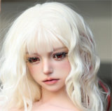 YFDOLL 163cm E-cup Xuehui Head Full Silicion Sex Doll Horror Cosplay White Dress