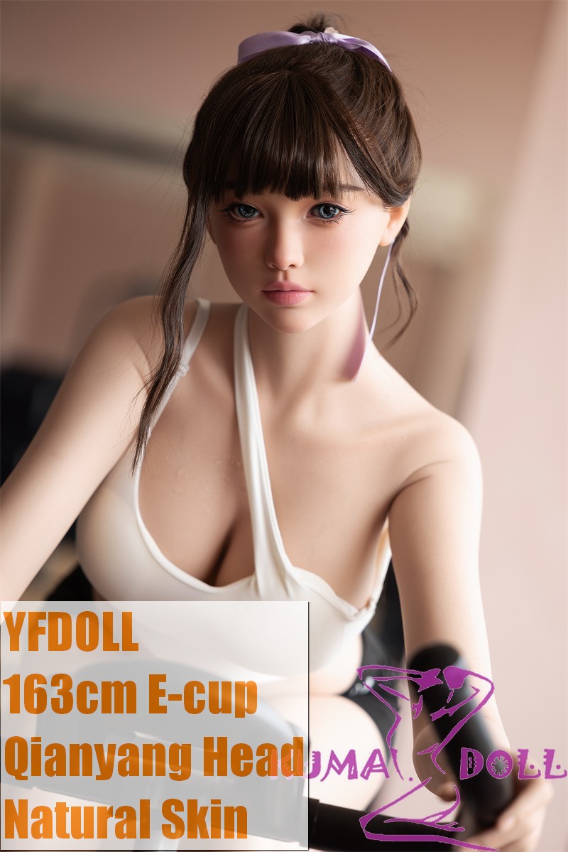 YFDOLL 163cm E-cup Qianyang Head Full Silicion Sex Doll Fitness Sportswear