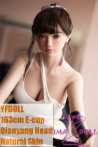 YFDOLL 163cm E-cup Qianyang Head Full Silicion Sex Doll Fitness Sportswear