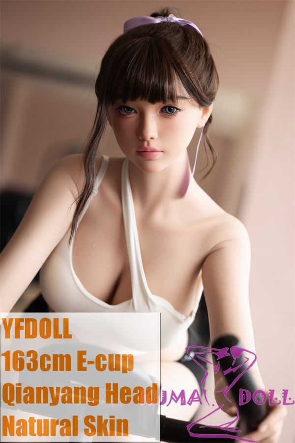 YFDOLL 163cm E-cup Qianyang Head Full Silicion Sex Doll Fitness Sportswear