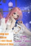 MW Girl Anime Sex Doll 85cm #001 Head Angel Wings Fantasy Lovers