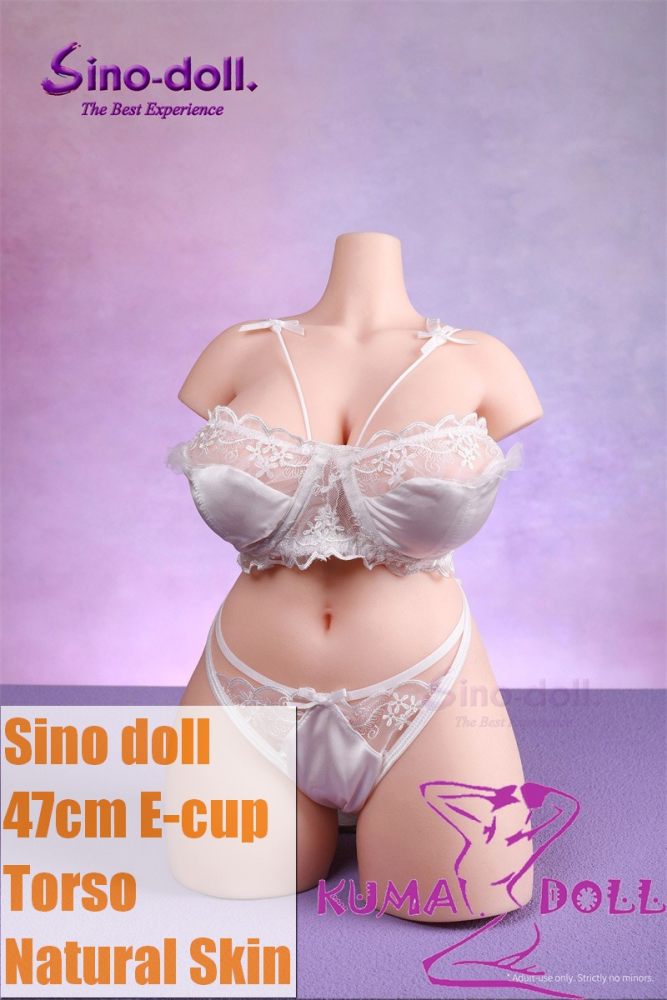B49 47cm E-cup Sino Doll Silicone Sex Doll Without Head High-Quality  Silicone Half Body Doll