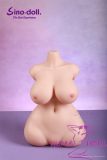 Silicone torso model front view