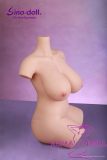 Sino Doll B49 47cm E-cup Silicone Sex Doll Without Head High-Quality Silicone Half Body Doll