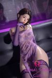 SHEDOLL 楚玥 Chuyue Head 170cm E-cup Sex Doll Body Material Customizable Purple Lace Dress