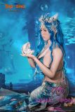 【Artist Makeup 】Top Sino Sex Doll 96cm G-cup T43b Misu head Artist Makeup Head RRS+ Makeup Selectable Mermaid Torso