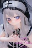 Silver hair nun cosplay doll