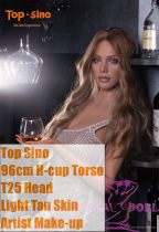 【Artist Makeup 】Top Sino Sex Doll 96cm G-cup T25 head Artist Makeup Head RRS+ Makeup Selectable Torso