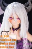 JSL DOLL 136cm AA-cup 大日奈（darinai）PVC Head+ TPE Body Anime Succubus Doll