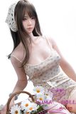 Firefly Diary 153cm A-cup Lisen Full Silicone Sex Doll With Body Make-up Camping Girl