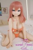Aisa head love doll in orange bikini