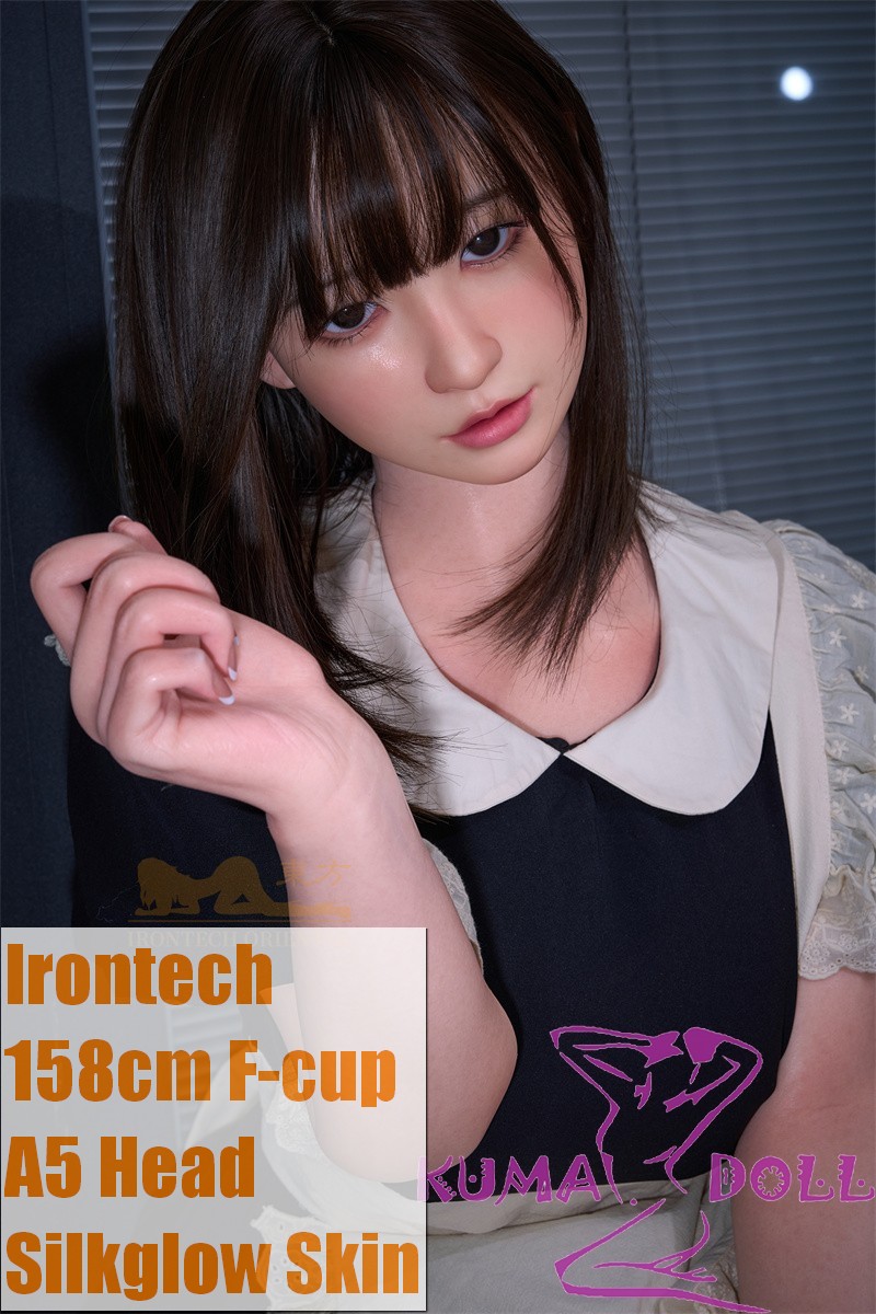 Irontech Oriental Doll 158Tcm F-Cup Silicone Sex Doll A5 Yui Head  in lace apron