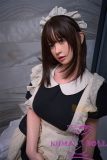Irontech Oriental Doll 158Tcm F-Cup Silicone Sex Doll A5 Yui Head  in lace apron