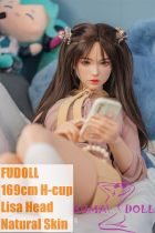 FUDOLL Full Silicone Sex Doll 169cm H-cup Lisa Head