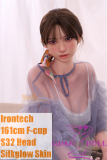 Irontech Oriental Doll 161cm F-Cup Oriental Silicone Sex Doll S32 Head – Gentle Girlfriend Style Realistic Doll