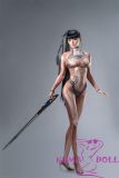 Game Lady Full Silicone 170cm B-cup No.34-1 Head with Realistic Makeup EVE from Stellar Blade