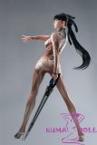 Game Lady Full Silicone 170cm B-cup No.34-1 Head with Realistic Makeup EVE from Stellar Blade