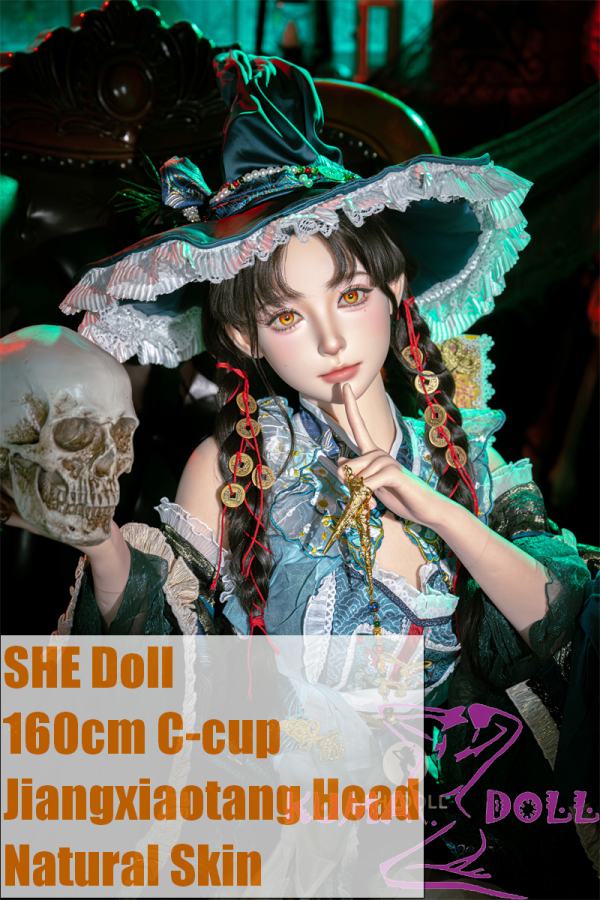 SHEDOLL 江小棠 Jiangxiaotang Head 160cm C-cup Sex Doll Body Material Customizable Halloween Art Doll