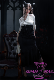 Firefly Diary 165cm C-cup Mary Head Full Silicone Sex Doll With Body Make-up Devil Horn