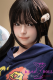 Firefly Diary 165cm C-cup Qiandao Head Full Silicone Sex Doll With Body Make-up Realistic Gamer Girl