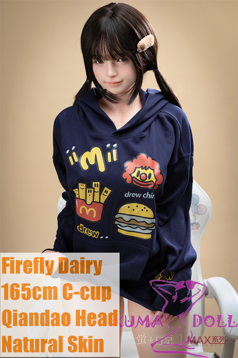 Firefly Diary 165cm C-cup Qiandao Head Full Silicone Sex Doll With Body Make-up Realistic Gamer Girl