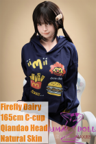 Firefly Diary 165cm C-cup Qiandao Head Full Silicone Sex Doll With Body Make-up Realistic Gamer Girl