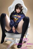 Firefly Diary 165cm C-cup Qiandao Head Full Silicone Sex Doll With Body Make-up Realistic Gamer Girl