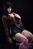 Firefly Diary 161cm A-cup Linglong Head Full Silicone Sex Doll With Body Make-up Leopard Outfit