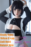 Firefly Diary 164cm G-cup Liuli Head Full Silicone Sex Doll With Body Make-up 