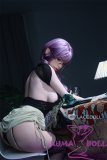 LACE DOLL 163cm H-cup 暮雪(Muxue) Head Sex Doll Body Material Customizable Purple Hair
