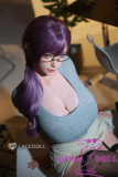 LACE DOLL 163cm H-cup 暮雪(Muxue) Head Sex Doll Body Material Customizable Purple Hair