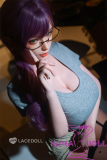 LACE DOLL 163cm H-cup 暮雪(Muxue) Head Sex Doll Body Material Customizable Purple Hair