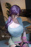 LACE DOLL 163cm H-cup 暮雪(Muxue) Head Sex Doll Body Material Customizable Purple Hair