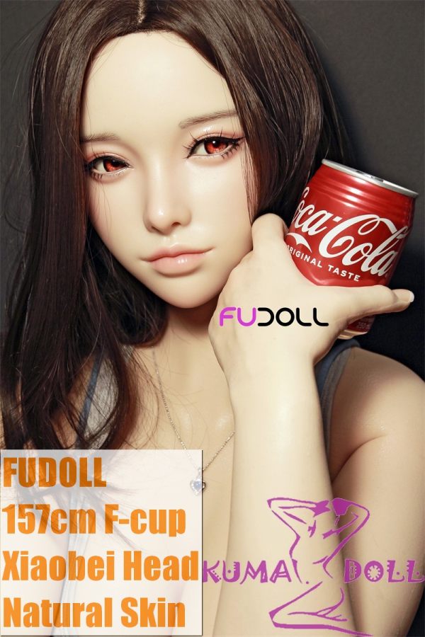 FUDOLL Sex Doll 157cm/5ft2 F-cup Xiaobei head High-grade silicone head + TPE material body Height and other options in Gray Vest
