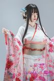 LACE DOLL 163cm H-cup 晚冰(Wanbing) Head Close Eye Version Sex Doll Body Material Customizable Japanese Kimono